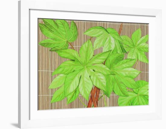 Tropical Leaves I-D^ Patrian-Framed Art Print