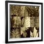 Tropical Leaves I-Caroline Kelly-Framed Photo