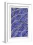 Tropical Leaves in Navy-Cat Coquillette-Framed Art Print