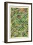 Tropical Leaves in Yellow and Green-Cat Coquillette-Framed Art Print