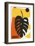 Tropical Leaves Two-Ayse-Framed Art Print