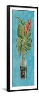 Tropical Lush II on Blue-Silvia Vassileva-Framed Premium Giclee Print