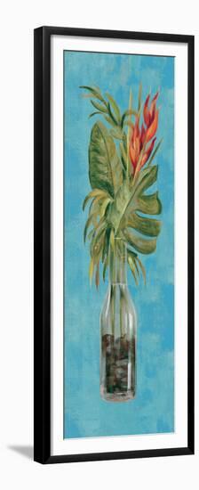 Tropical Lush II on Blue-Silvia Vassileva-Framed Premium Giclee Print