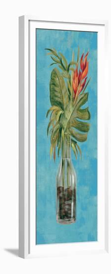 Tropical Lush II on Blue-Silvia Vassileva-Framed Premium Giclee Print