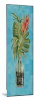 Tropical Lush II on Blue-Silvia Vassileva-Mounted Art Print