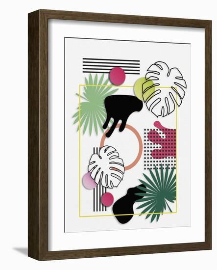 Tropical Memphis-Sasha Blake-Framed Giclee Print