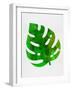 Tropical Monstera Leaf I-Jasmine Woods-Framed Art Print