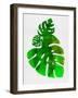 Tropical Monstera Leaves-Jasmine Woods-Framed Art Print