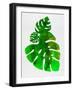 Tropical Monstera Leaves-Jasmine Woods-Framed Art Print