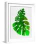Tropical Monstera Leaves-Jasmine Woods-Framed Art Print