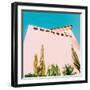 Tropical Mood - Cacti and Greens on Pink-Evgeniya Porechenskaya-Framed Photographic Print