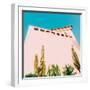 Tropical Mood - Cacti and Greens on Pink-Evgeniya Porechenskaya-Framed Premium Photographic Print