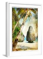 Tropical Nature - Artwork In Painting Style-Maugli-l-Framed Art Print