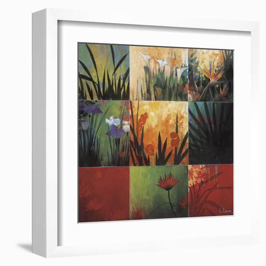 Tropical Nine Patch-Don Li-Leger-Framed Giclee Print