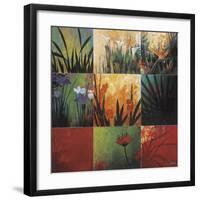 Tropical Nine Patch-Don Li-Leger-Framed Giclee Print