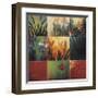 Tropical Nine Patch-Don Li-Leger-Framed Giclee Print