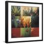 Tropical Nine Patch-Don Li-Leger-Framed Giclee Print