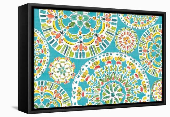 Tropical Oasis VIII-Daphne Brissonnet-Framed Stretched Canvas