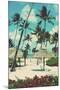 Tropical Oasis-Gail Peck-Mounted Photographic Print