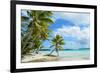 Tropical Palm Beach-pljvv-Framed Photographic Print