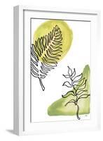 Tropical Palm Contours I-Elizabeth Medley-Framed Art Print