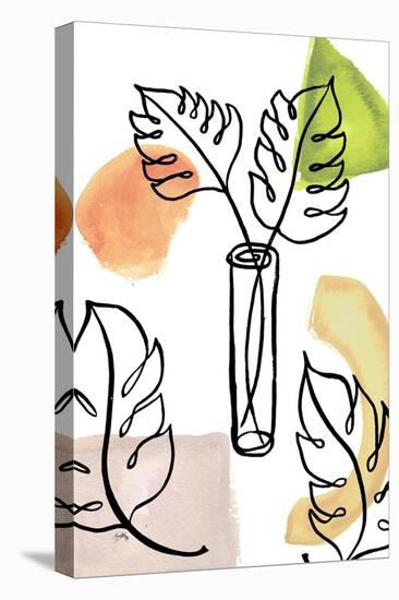 Tropical Palm Contours II-Elizabeth Medley-Stretched Canvas