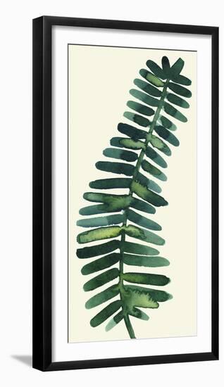 Tropical Palm Leaf II-Kim Johnson-Framed Giclee Print