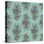 Tropical Palm Leaf Pattern-Maria Mirnaya-Stretched Canvas