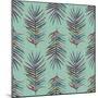 Tropical Palm Leaf Pattern-Maria Mirnaya-Mounted Art Print