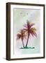 Tropical Palms 1-Renel Peters-Framed Art Print