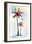 Tropical Palms 2-Renel Peters-Framed Art Print