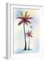 Tropical Palms 2-Renel Peters-Framed Art Print