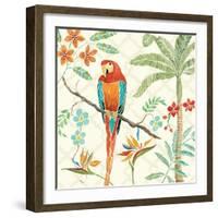 Tropical Paradise II-Daphne Brissonnet-Framed Art Print