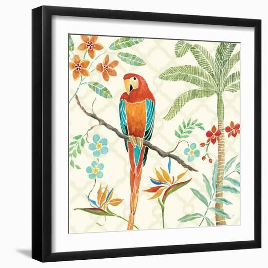 Tropical Paradise II-Daphne Brissonnet-Framed Art Print