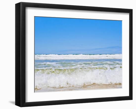 Tropical Paradise of Seventy Five Mile Beach, Fraser Island, UNESCO World Heritage Site, Australia-Matthew Williams-Ellis-Framed Photographic Print