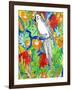 Tropical Paradise Parrot 1-Mary Escobedo-Framed Art Print