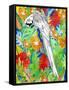 Tropical Paradise Parrot 2-Mary Escobedo-Framed Stretched Canvas