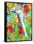 Tropical Paradise Parrot 2-Mary Escobedo-Framed Stretched Canvas