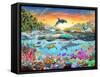 Tropical Paradise-Adrian Chesterman-Framed Stretched Canvas