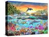 Tropical Paradise-Adrian Chesterman-Stretched Canvas