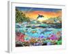 Tropical Paradise-Adrian Chesterman-Framed Art Print