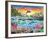 Tropical Paradise-Adrian Chesterman-Framed Art Print