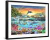 Tropical Paradise-Adrian Chesterman-Framed Art Print