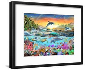 Tropical Paradise-Adrian Chesterman-Framed Art Print