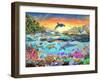 Tropical Paradise-Adrian Chesterman-Framed Art Print