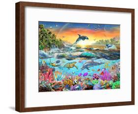 Tropical Paradise-Adrian Chesterman-Framed Art Print