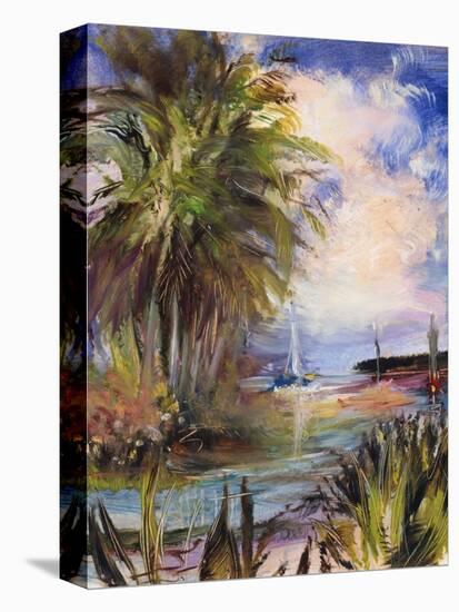 Tropical Paradise-Mary Dulon-Stretched Canvas