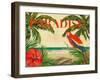 Tropical Paradise-Julie DeRice-Framed Art Print