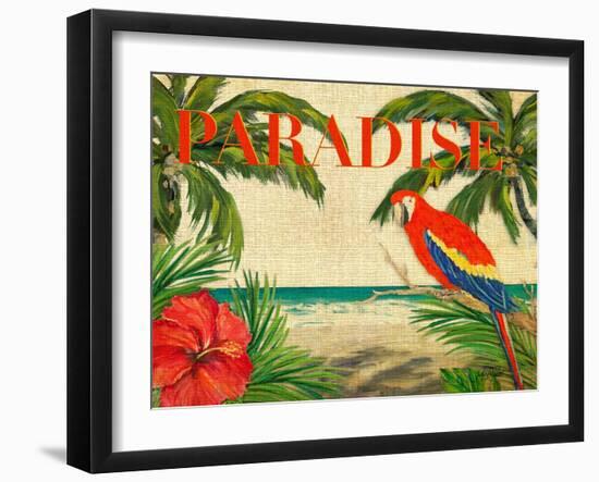 Tropical Paradise-Julie DeRice-Framed Art Print