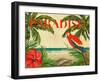 Tropical Paradise-Julie DeRice-Framed Art Print